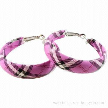 Earrings with Elegant Design, Made of Metal, Plating, OEM/ODM Orders Welcomed